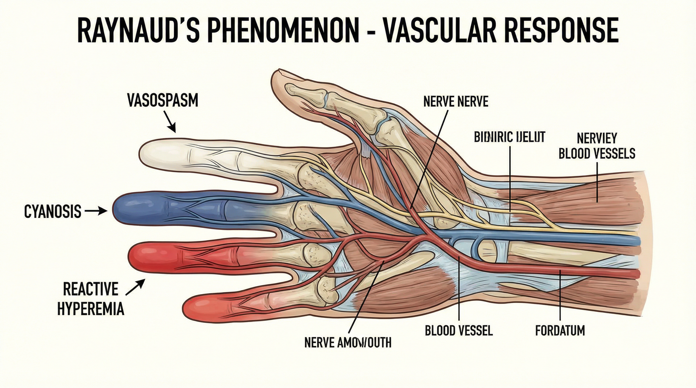 Fenômeno de Raynaud - Resposta Vascular